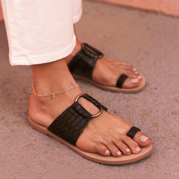 Women Summer Sandals Fashion Flat Slides Outdoor Beach Ladies Casual Slippers