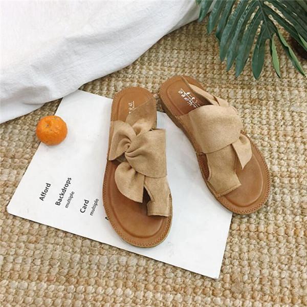 Slippers Female Summer Fashion Flat Slippers Ladies's Outdoor Leisure Comfort Sandals