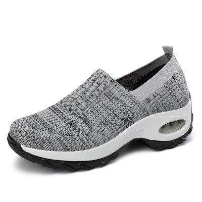 Sneakers Summer Plus Size Women's Shoes Breathable Mesh Solid Walking Shoes Sports Casual Shoes