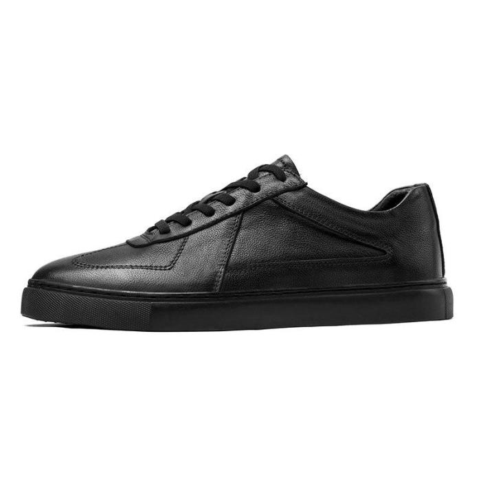 Man Leather Shoes Men's Shoe Genuine Leather Sneakers Fashion Casual Walking Footwear Leisure