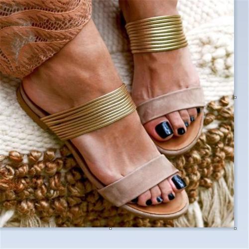 Summer Women Sandals Peep Toe Platform Flat Heel Fashion Casual Beach Female Laides Shoes