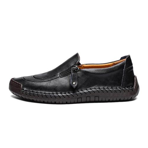 Men Shoes Casual Genuine Leather Mens Loafers Handmade Slip on Driving Shoes Size