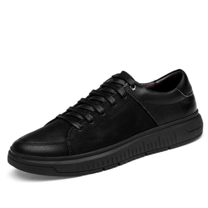 Man Leather Shoes Casual Footwear Fashion Male Sneakers Clax Men's Walking Shoe Design