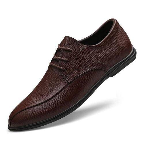 Man Shoes Genuine Leather Dress Shoe Autumn Men's Leather Footwear Derby Oxfords Design Handmade