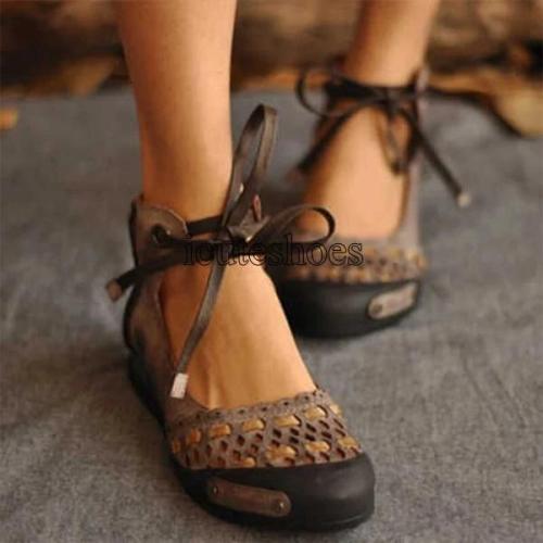 Flat Sandal Women Summer Lace Up Sandals Female Casual Shoes
