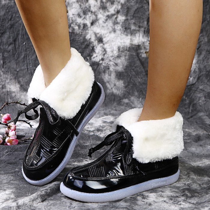 Women Snow Boots Ankle Boots Ladies Flats Female Fashion Comfort Shoes