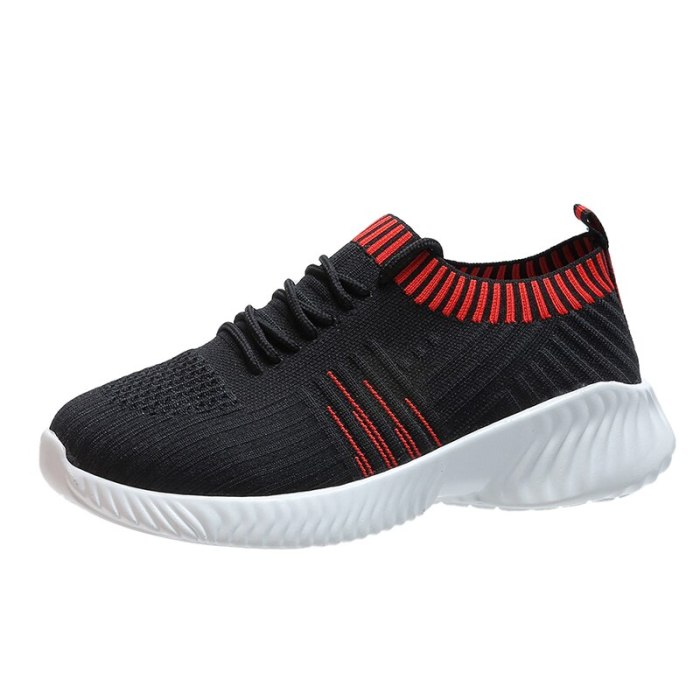 New Fashion Vulcanized Shoes Sock Sneakers for Women Breathable Shoes