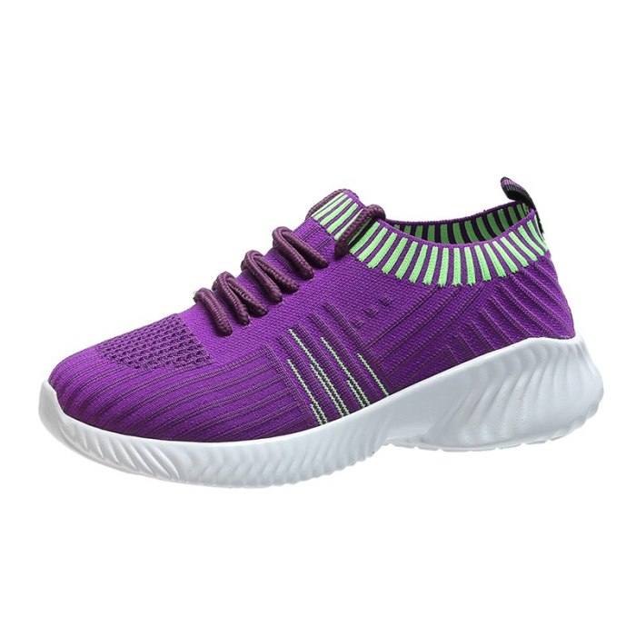 New Fashion Vulcanized Shoes Sock Sneakers for Women Breathable Shoes