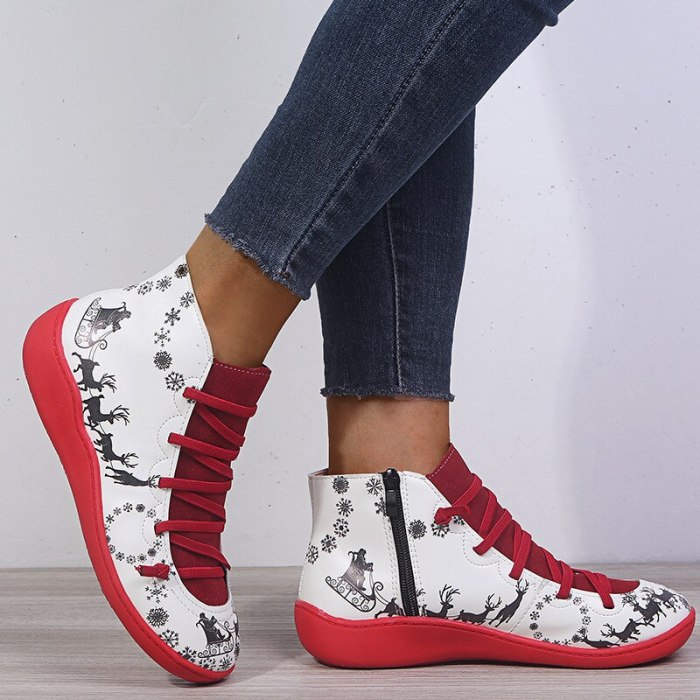 Women Ankle Boots Soft PU Leather Casual Female Fashion Shoes