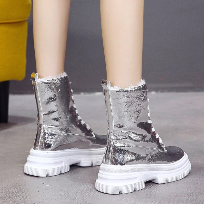 Winter Fashion Platform Ankle Boots Chunky Sexy Women's Boots