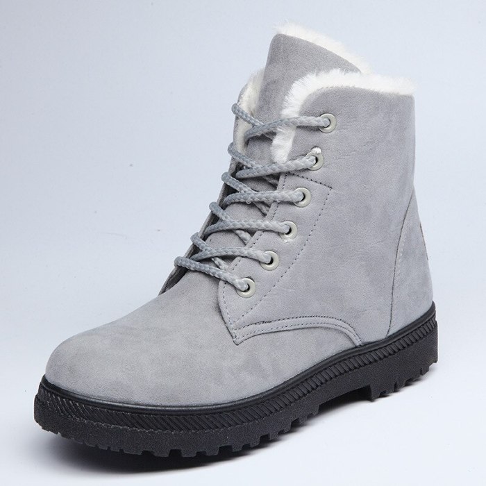 Boots Warm Snow Boots Heels Ankle Boots For Women Shoes