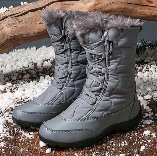 Women's Shoes Snow Boots Ankle Boots Lady Waterproof Cozy Shoes