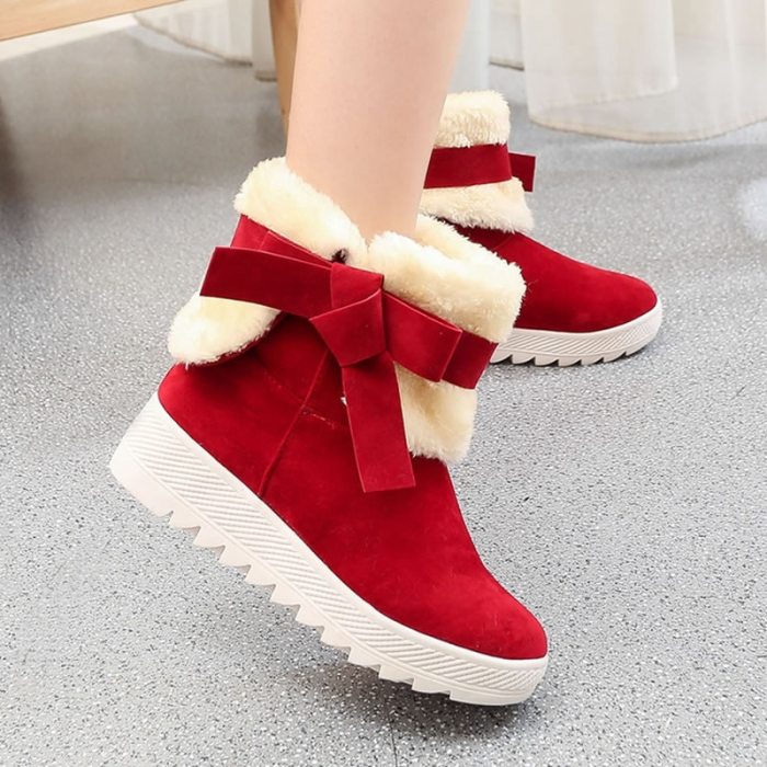 Fashion Women Boots Snow Boots Women Casual Ankle Christmas Boots