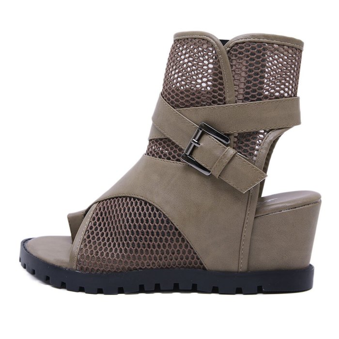 Leisure Wedge High Heel Top Quality Summer Gladiator Fashion Woman Shoes