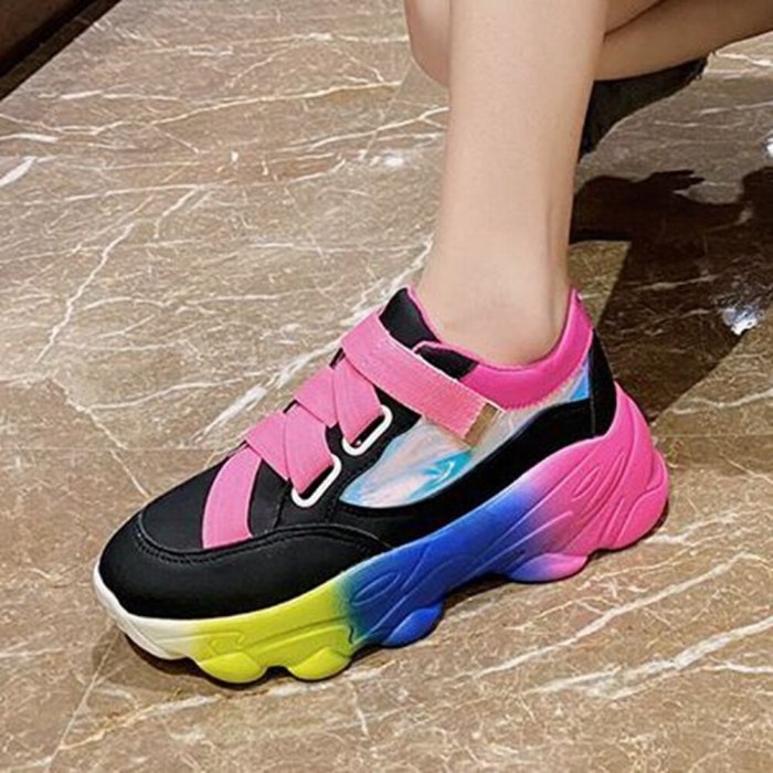 New Chic INS Hot Stylish Winter Shoes Colorful Leisure Sneakers