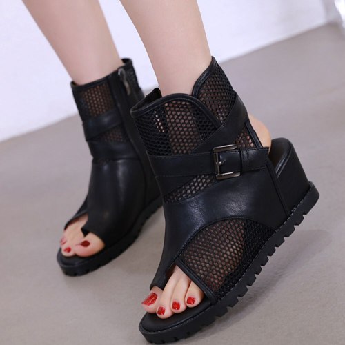 Leisure Wedge High Heel Top Quality Summer Gladiator Fashion Woman Shoes
