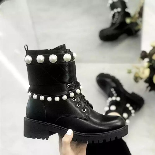 Fashion Women Boots Round toe boots female solid Boots