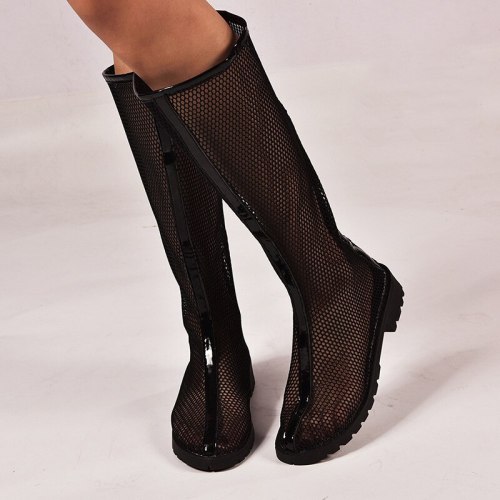 Women Boots Heels Black Fashion Sexy Party Female Shoes Ladies