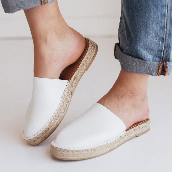 Women's Round Toe Flat Heel Sandals