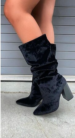 High Heels Shoes Woman Warm Fashion Leather Knight Shoe Knee High Boots