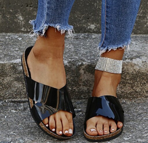 Slippers Slides Plus Size Shoe Women Flats Casual Shoes Light Woman