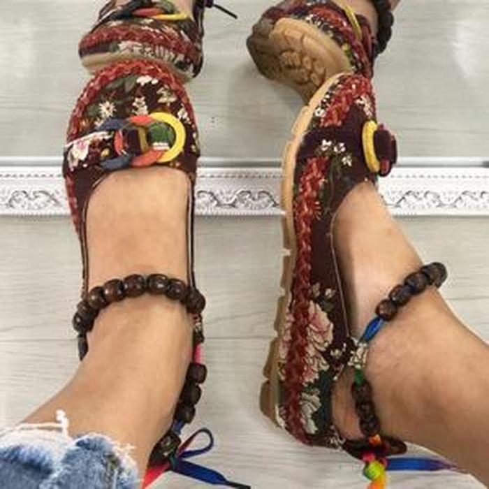Women Flats Vintage Shoes Woman Plus Size Loafers Casual Shoe