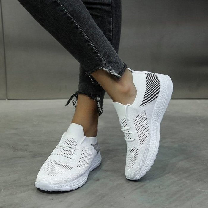 Women Flats Casual Shoes Plus Size Sneakers Sports