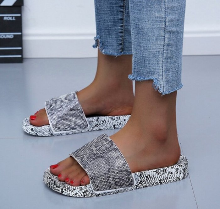 Slippers Slides Plus Size Women Flats Casual Shoes Woman