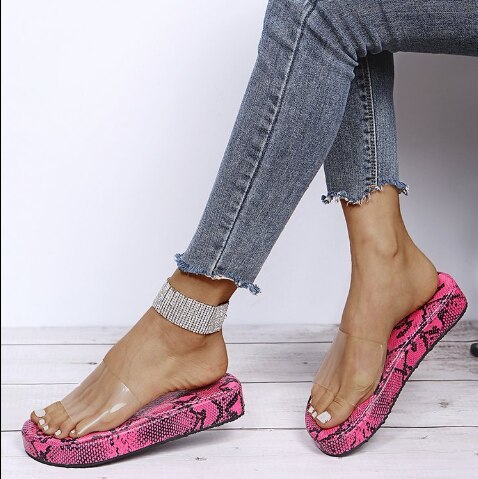 Soft Slippers Women Flats Casual Leather Slides Plus Size Shoes