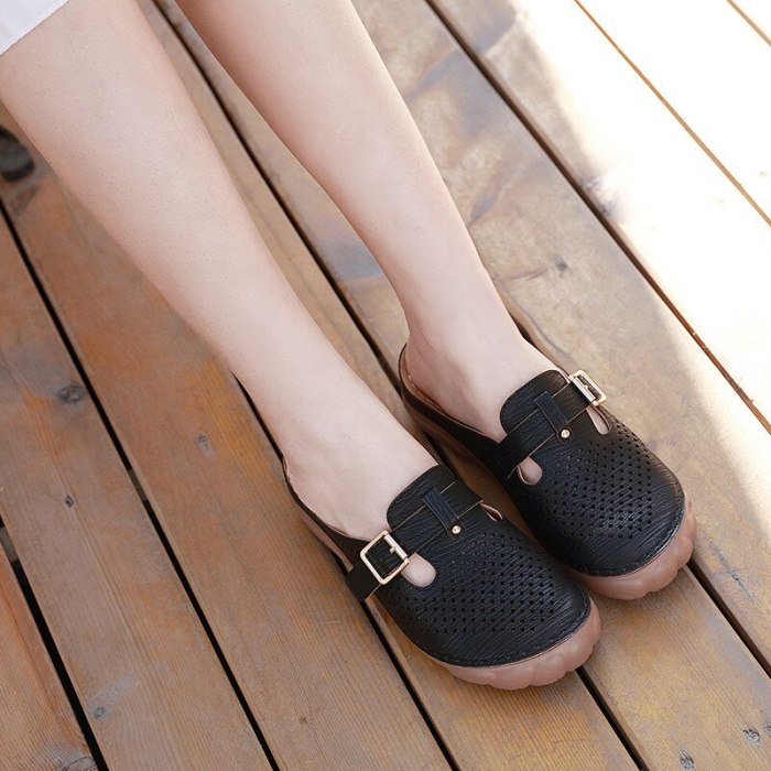 Women Slippers Ladies Retro Casual Beach Soft Comfortable Sandals Shoes