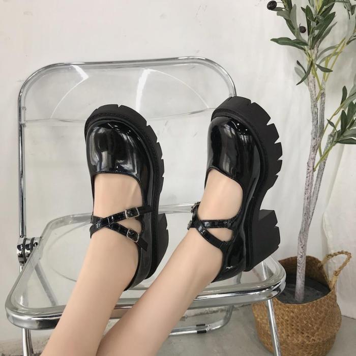 Lolita  Women Vintage High Heels Platform Cosplay Shoes