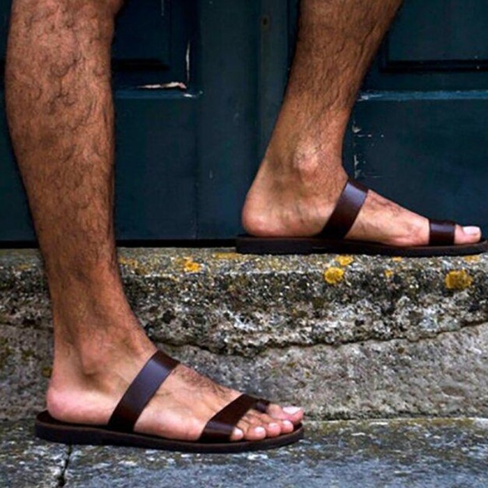 Sandals Shoes Men Women Casual Retro Sandals Flat Slippers Outdoor Footwear