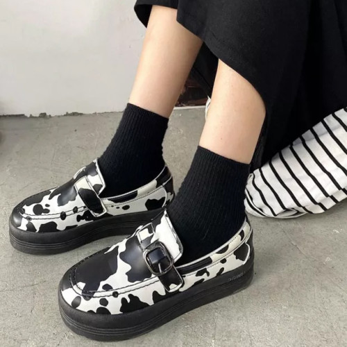 Lolita Shoes Woman Platform Mary Janes Shoes Cosplay Woman Shoes