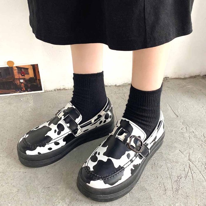 Lolita Shoes Woman Platform Mary Janes Shoes Cosplay Woman Shoes