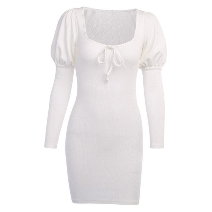 Summer Casual Slim Long-sleeve Party Dress