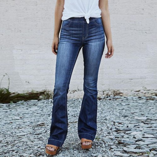 Jeans Women's Plus Size Vintage Casual Fashion Loose Bell Pants Women Pants