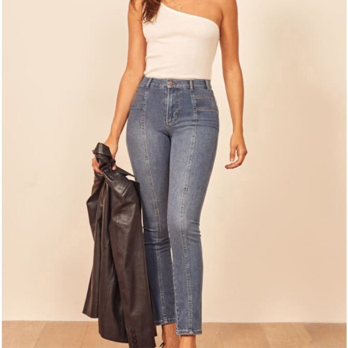 High Waist Jeans Women's Pants Retro Sexy Ankle Casual Fashion Trousers