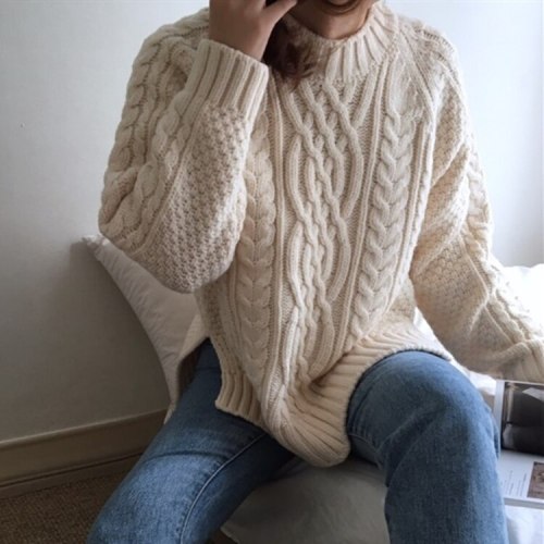 Women's Sweaters Warm Fashionable Oversize