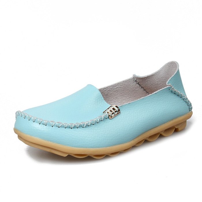 Women Slip On Genuine Leather Loafers