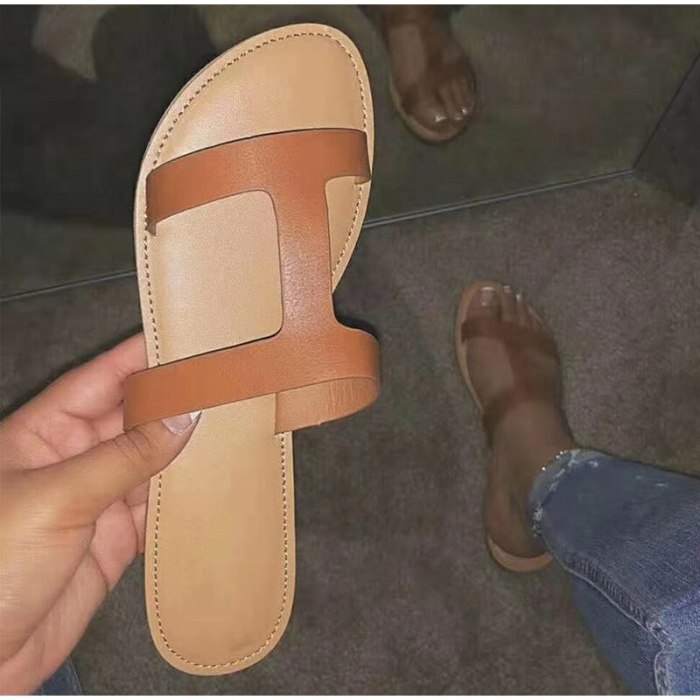Summer Sandals Women Gladiator Slippers Ladies Beach Shoes Outdoor Crystal Slides Flats  Sandals Female Sandalia Feminina