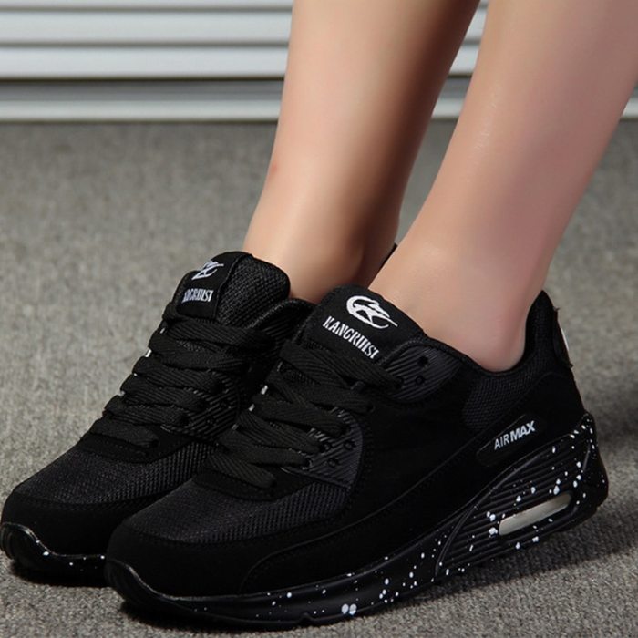 Women Vulcanized Breathable Lace Up Casual Sneakers