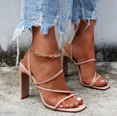 2021 Women Sandals Pumps Summer Fashion Open Toe High Heels Shoes Female Thin Belt Thick Heels Party Casual Females 8/10cm Shoes