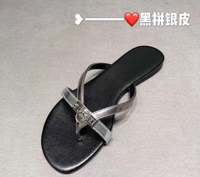 Fashion Women Slippers New Comfortable Women's Flip Flops Casual Shoes Beach Flats Leather Summer Female Shoes Tenis Feminino