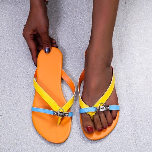 Fashion Women Slippers New Comfortable Women's Flip Flops Casual Shoes Beach Flats Leather Summer Female Shoes Tenis Feminino