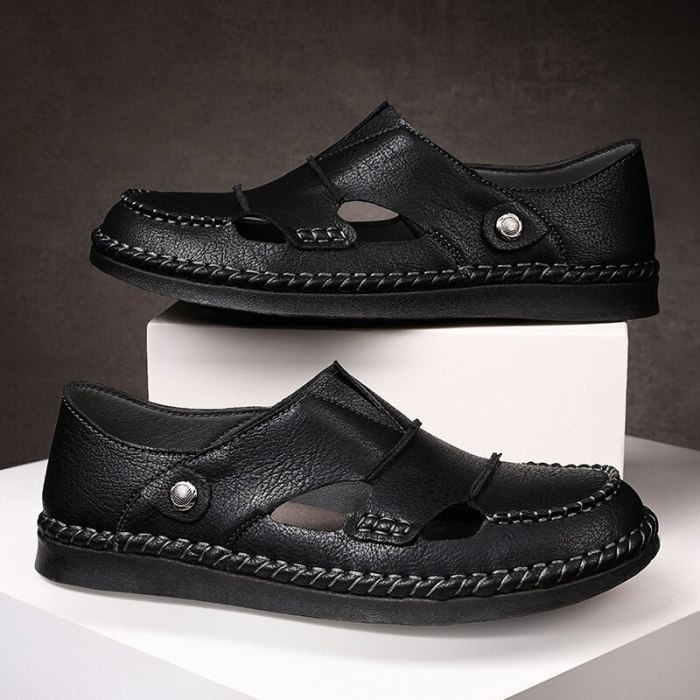 Men's Casual Comfortable Fashionable Rubber Bottom Sandals