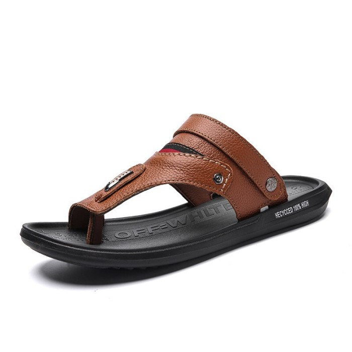 Men shoes 2021 spring and summer new sandals casual single shoes men breathable new large size male sandals