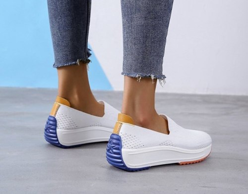 Fashion Women Flats Slip on Mesh Shoes Woman Light Sneakers Spring Autumn Loafers Femme Basket Flats Shoes Flats Shoes Women