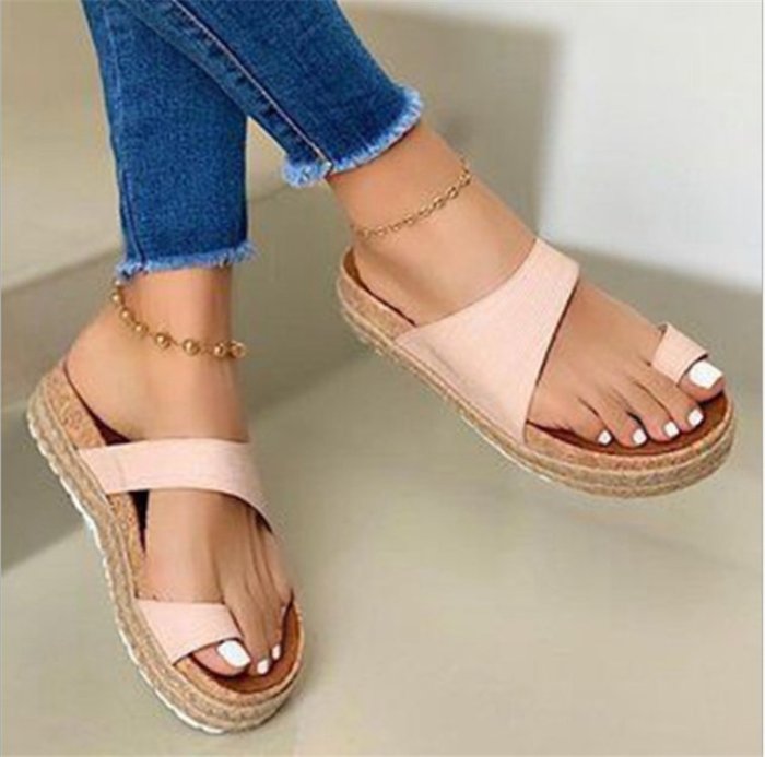 Summer Women's Sandals Flip-Flops 2021 British Fashion Trend Cork Slippers Men's Flip-Flops Women's Shoes Outdoor Slippers Trend