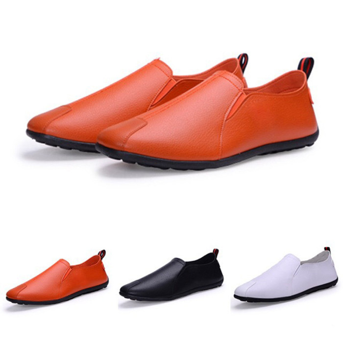 White Casual Shoes 2021 Men's Loafers Soft Sole Driving Shoes Summer Daily City Comfortable Light Walking Footwear