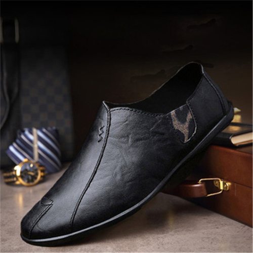 Men Leather Shoes Brand Mens Fashion Shoes Men Casual Leather Shoes  Men Loafers Boat Shoe Driving Shoes new